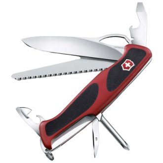 Victorinox Ranger Grip 78 en rojo/negro - 0.9663.MC