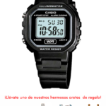 Reloj Casio LA-20WH-1ACF Negro