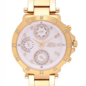 Reloj Dorado Slazenger Dama Sl.9.6014.4.03