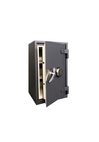 CAJA FUERTE CON RUEDAS CF-70 Usos: ◊Ideal para hogar, oficina o negocio, con espacio suficiente resguardar sus valores. Medidas: ◊Externa:70cm (alto) x42cm (frente) x42cm (fondo)