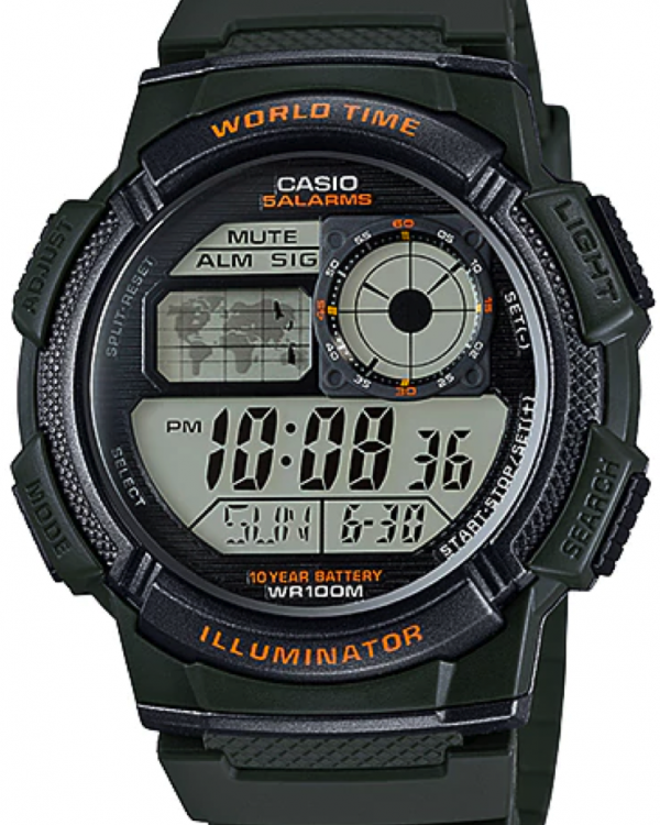 RELOJ CASIO CABALLERO AE-1000W-3AVCF