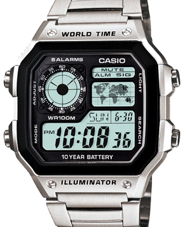 RELOJ CASIO CABALLERO AE-1200WHD-1AVCF
