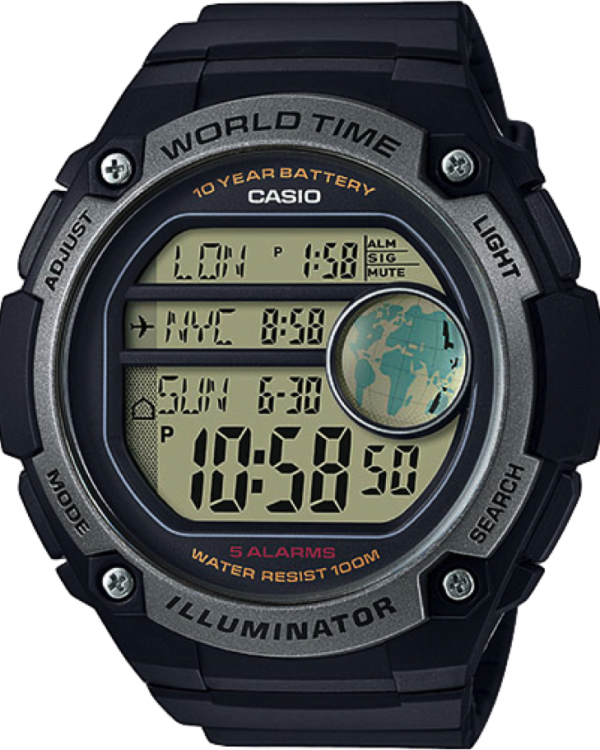 RELOJ CASIO CABALLERO AE-3000W-1AVCF