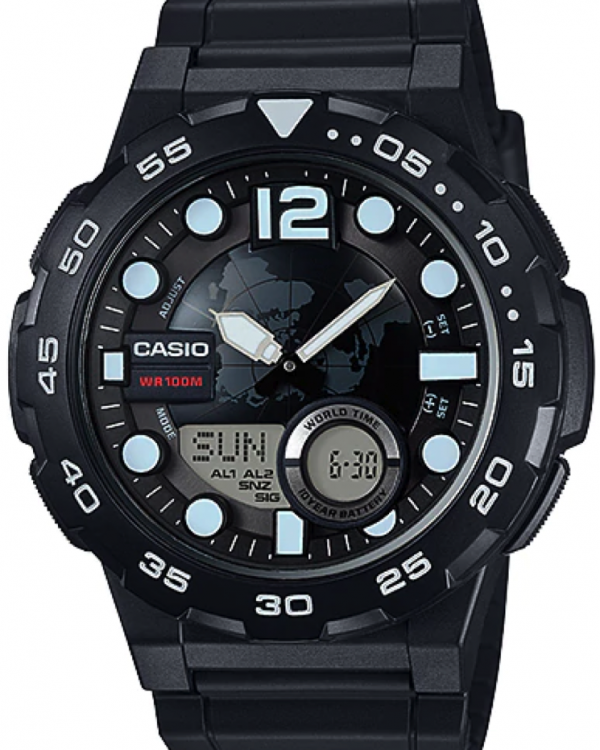 RELOJ CASIO CABALLERO AEQ-100W-1AVCF