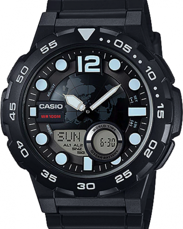 RELOJ CASIO CABALLERO AEQ-100W-1BVCF