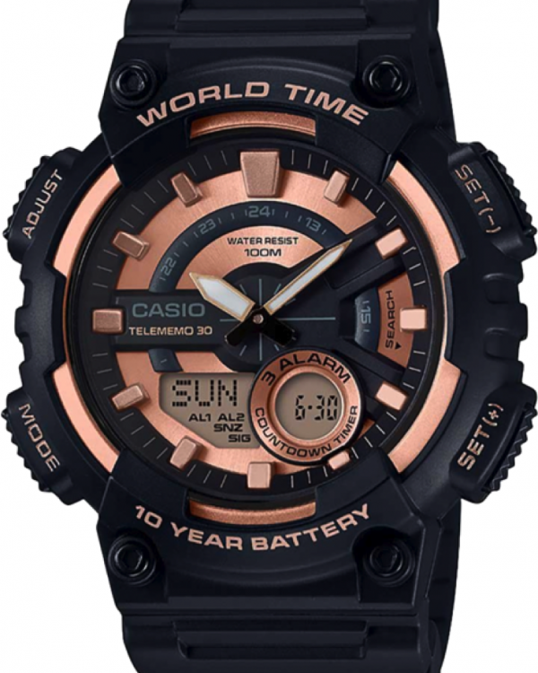 RELOJ CASIO CABALLERO AEQ-110W-1A3VCF