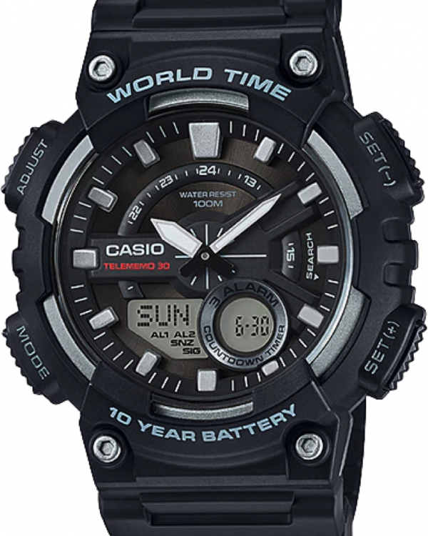 RELOJ CASIO CABALLERO AEQ-110W-1AVCF