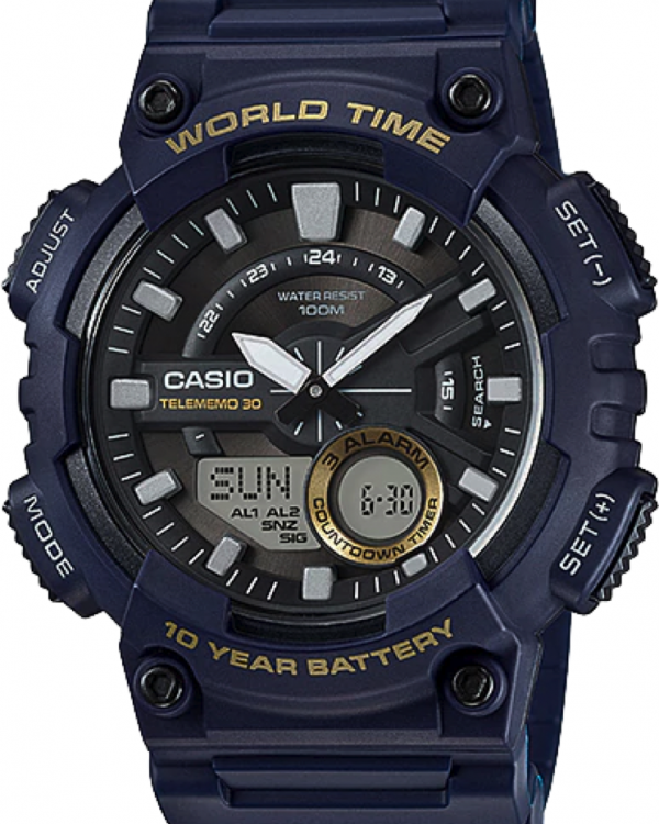 RELOJ CASIO CABALLERO AEQ-110W-2AVCF