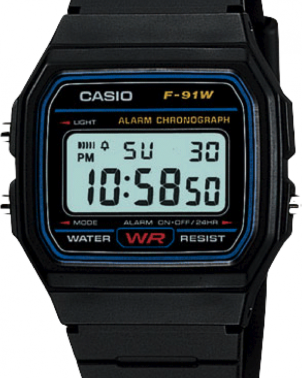 RELOJ CASIO UNISEX F-91W-1X
