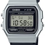 RELOJ CASIO DIGITAL UNISEX  F-91WM-1BCF