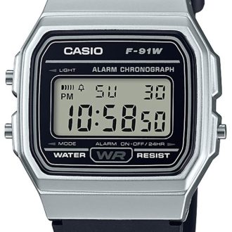 RELOJ CASIO DIGITAL UNISEX  F-91WM-1BCF
