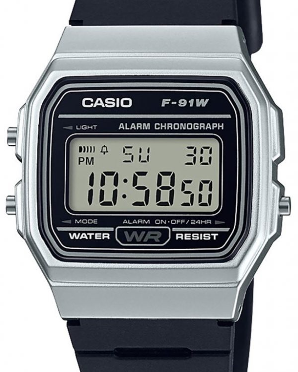RELOJ CASIO DIGITAL UNISEX  F-91WM-1BCF