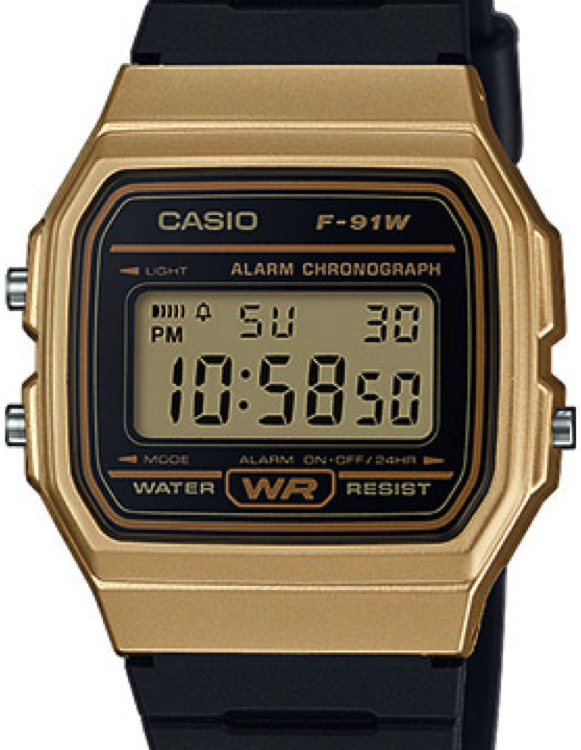 RELOJ CASIO UNISEX F-91WM-9ACF