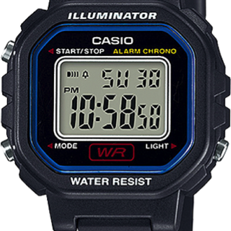RELOJ CASIO DAMA NEGRO LA-20WH-1CCF