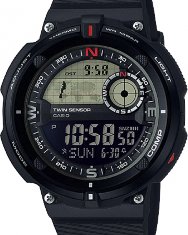 RELOJ CASIO CABALLERO SGW-600H-1BCF