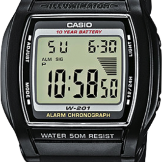 RELOJ CASIO CABALLERO W-201-1AVCF