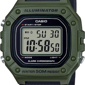 RELOJ CASIO CABALLERO W-218H-3AVCF