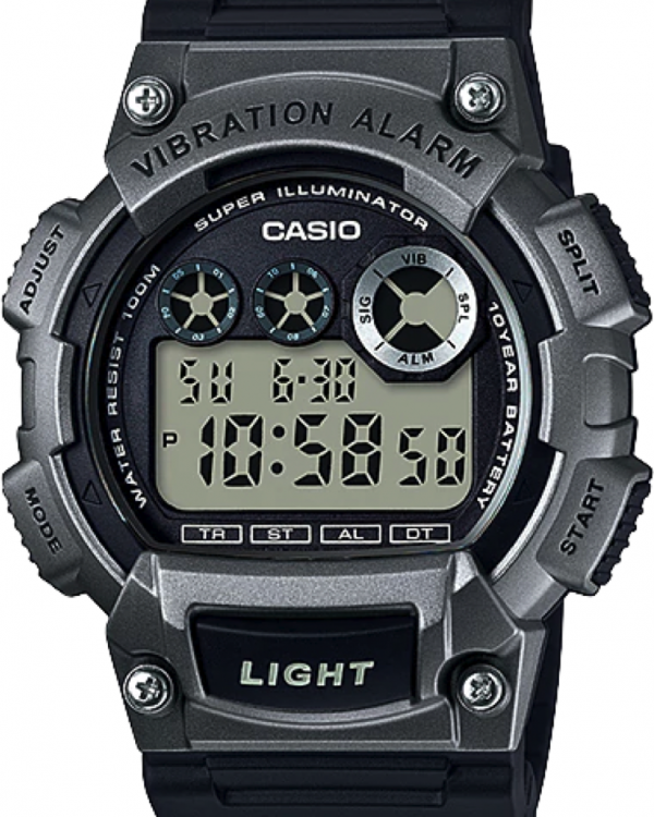 RELOJ CASIO CABALLERO W-735H-1A3VCF