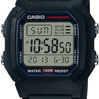 RELOJ CASIO CABALLERO W-800H-1AVCF