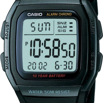 RELOJ CASIO CABALLERO W-96H-1BVCF