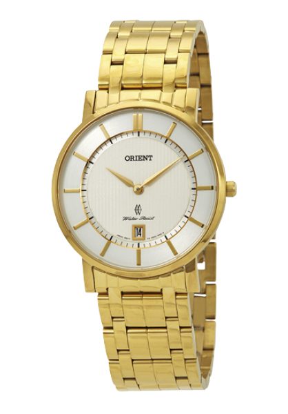 Reloj unisex Orient Contemporary Quartz FGW01001W0 dorado