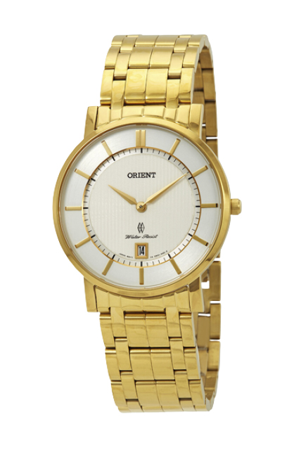 Reloj unisex Orient Contemporary Quartz FGW01001W0 dorado