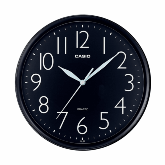 Reloj De Pared Casio Negro - IQ-05-1DF