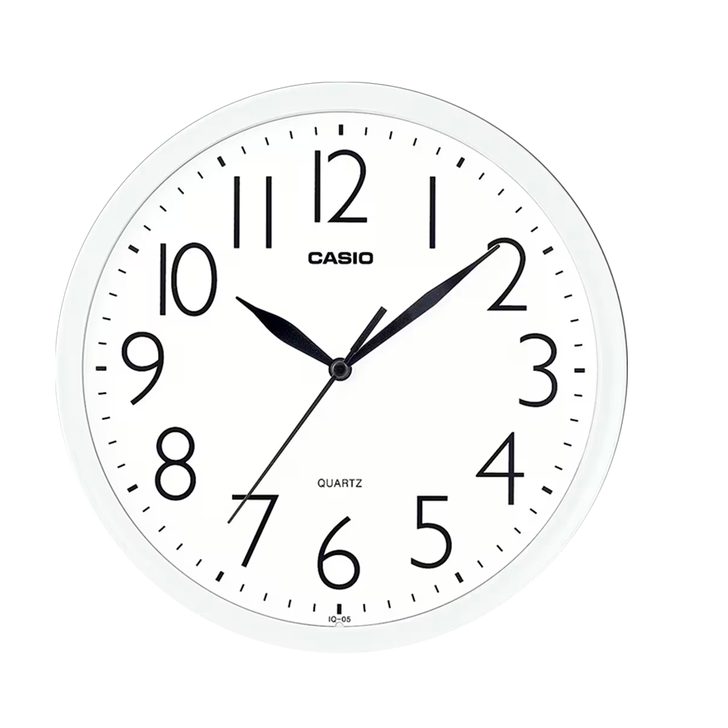 Reloj De Pared Casio Blanco - IQ-05-7DF