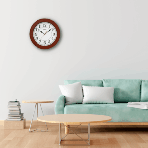 Reloj De Pared Casio Con Marco de Madera - IQ-133-5DF 3
