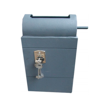 CAJA FUERTE URNA ALFATT30 Usos: ◊Ideal para unidades de reparto. Medidas: ◊Externa: 30cm(alto)x20cm(frente)x13cm(fondo) ◊Peso aproximado de20kg.
