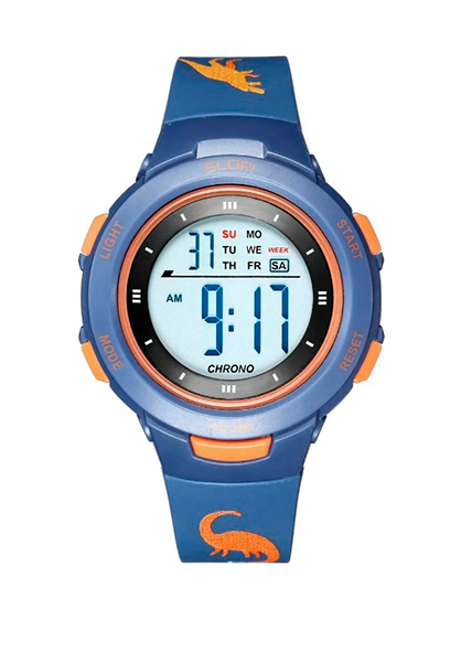Reloj De Pulsera Slop Para Niño Sw8217k2 Azul Marca Slop Modelo SW8217K2 Modelo alfanumérico SW8217K2 Género Hombre Color de la caja Azul Material de la correa Plástico Tipo de cierre Hebilla simple Otras características Peso: 0.5 kg Tipo de movimiento: Cuarzo Tipos de pantalla: Digital Materiales de la caja: Resina Es resistente al agua: Sí Es apto para buceo: No Profundidad de resistencia al agua: 30 m Tipo de cristal: Resina Diámetro de la caja: 41 mm Es braille: No