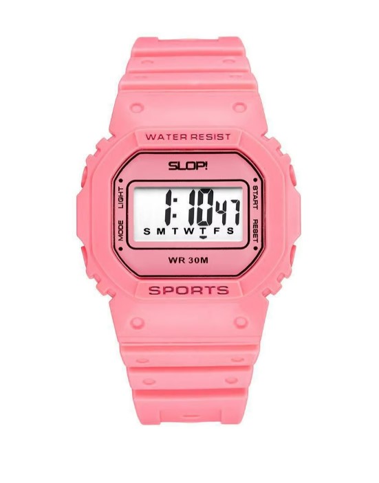 Color Rosa Familia o colección Girls Color Otra información Reloj Deportivo para Niños Multifunción Color extensible/varilla Rosa Marca SLOP