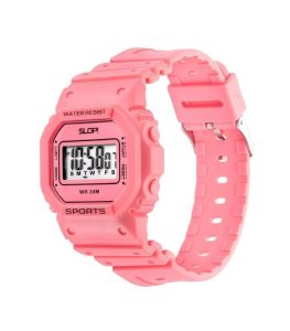 Color Rosa Familia o colección Girls Color Otra información Reloj Deportivo para Niños Multifunción Color extensible/varilla Rosa Marca SLOP